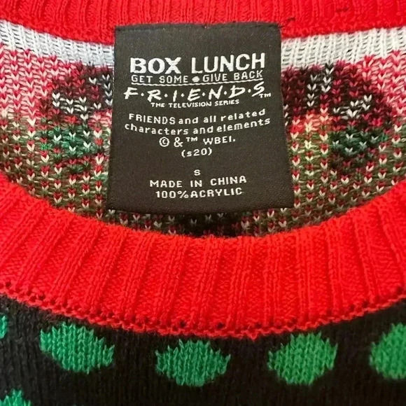 NWT Box Lunch Friends Christmas Sweater - Picture 4 of 5